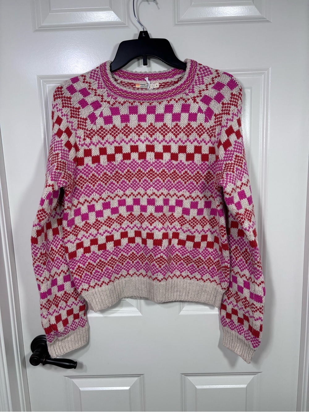 NWT Marine Layer Archive Corralito Sweater Women’s S Oatmeal Fair Isle